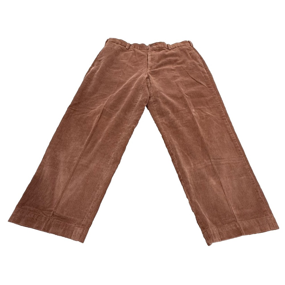 Brooks Brothers Hudson Men's Classic Corduroy‎ Pants Brown - Size 38 x 32